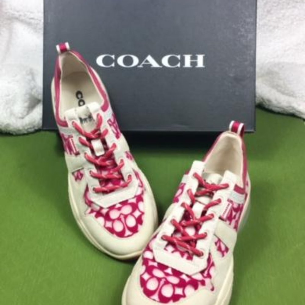 Coach Women City Sole Sig Mesh Runners - Picture 8 of 8